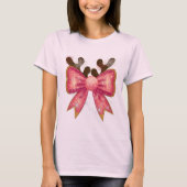 cute bow design T-shirt for girls (Vorderseite)