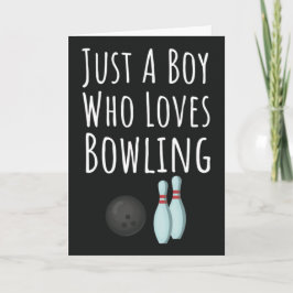 Cute Bowling Cards For Baby Boys Kids Bowler Child Karte