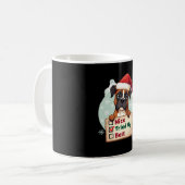 Cute Boxer dog Dog Christmas Nice Tried my Best  ( Kaffeetasse (Vorderseite Links)