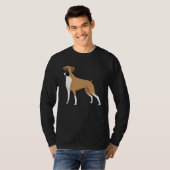 Cute Boxer Dog Dog T-Shirt (Vorne ganz)