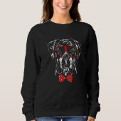 Cute Boxer Dog mom dog Sweatshirt (Vorderseite)