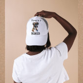 Cute Boxer Mama Brown personalize Truckerkappe