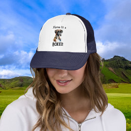 Cute Boxer Mama Brown personalize Truckerkappe