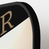 Cute Boxer Puppy – Stylish Dog Art Pickleball Schläger (Linke Seite)