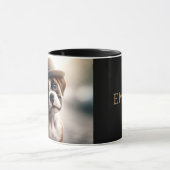 Cute Boxer Puppy – Stylish Dog Art Tasse (Zentrum)