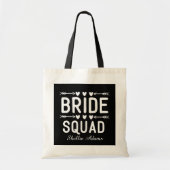Cute Bride Squad add name Tragetasche (Vorne)