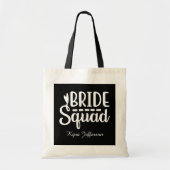 Cute Bride squad add name Tragetasche (Vorne)