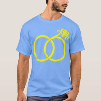 Cute Bridesmaid Bachelorette Party Bride Rings  T-Shirt