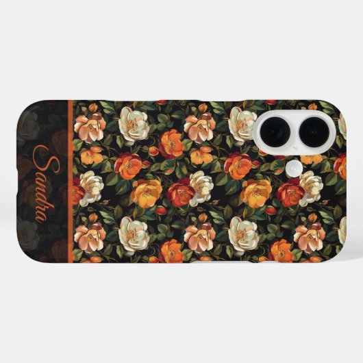 Cute Bridesmaid Gift Rose Name Case-Mate iPhone Hülle (Rückseite (Horizontal))