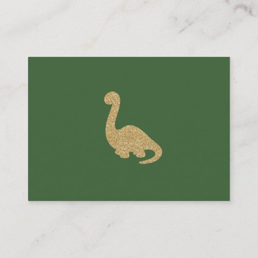 Cute Brontosaurus Dinosaur Bring a Book Insert (Rückseite)