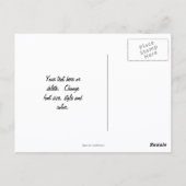 Cute Brown Toad Face Nature Postkarte (Rückseite)