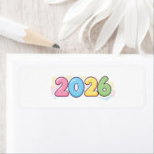 Cute Bubble 2026 Typography – Candy Gloss Pastel  (Insitu)