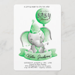 Cute Budget Baby Shower Einladung