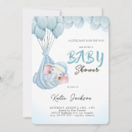 Cute Budget Baby Shower Einladung