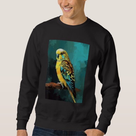 Cute Budgie Bird Parakeet Birds Bird Breeder 1 Sweatshirt (Vorderseite)