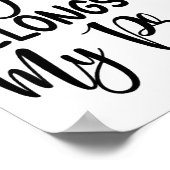 Cute Buffalo Plaid Heart Valentines Day For Pre K  Poster (Ecke)