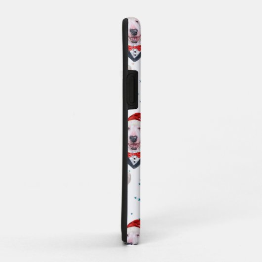 Cute Bull Terrier Dog Christmas Pattern Case-Mate iPhone Hülle (Hinten/Rechts)