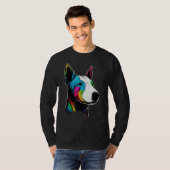 Cute Bull Terrier Dog on Bull Terrier  3 T-Shirt (Vorne ganz)