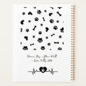 Cute Bulldog 2026 Planner Book | Lovely Bulldog Planer (Rückseite)