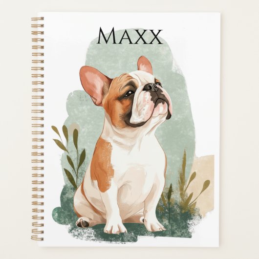 Cute Bulldog 2026 Planner Book | Lovely Bulldog Planer (Vorderseite)