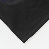 Cute Bulldog Blowing Bubble Gum  Fleecedecke (Ecke)