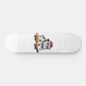 Cute Bulldog Skater Skateboard (Horizontal)