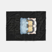 Cute Bumble Bee Couple Cuddle  Fleecedecke (Vorderseite (Horizontal))