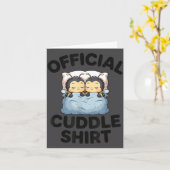 Cute Bumble Bee Couple Cuddle  Karte (Gelbe Blume)