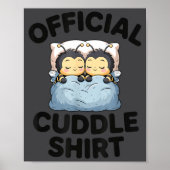 Cute Bumble Bee Couple Cuddle  Poster (Vorne)