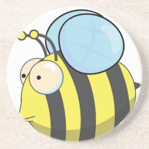 Cute bumble bee getränkeuntersetzer
