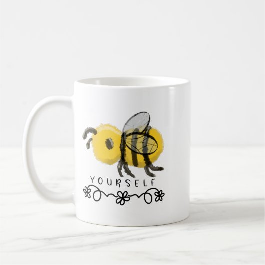 Cute Bumblebee Bee Yourself  Kaffeetasse (Links)