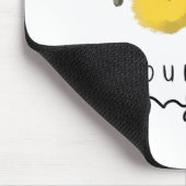Cute Bumblebee Bee Yourself Mousepad (Ecke)