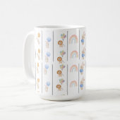 Cute bunny animals pastel kaffeetasse (Vorderseite Links)