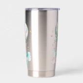 Cute bunny AVIATION, personalisiert Thermobecher (Links)