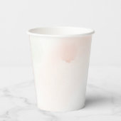 Cute Bunny Baby Shower Pappbecher (Rückseite)