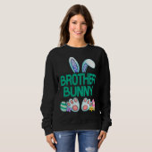 Cute Bunny Brother Bunny Cute Easter Family Matchi Sweatshirt (Vorne ganz)