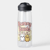 Cute Bunny Buds Easter Water Bottle Trinkflasche (Vorne)