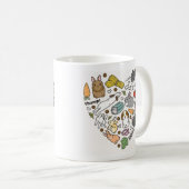 Cute Bunny Bunnies Reusable friendly Bunny Lover Kaffeetasse (VorderseiteRechts)