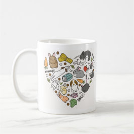  Cute Bunny Bunnies Reusable friendly Bunny Lover Kaffeetasse