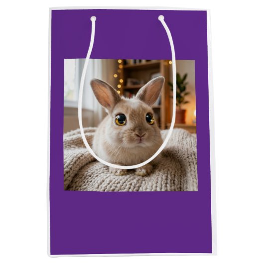 Cute bunny card mittlere geschenktüte (Vorderseite)