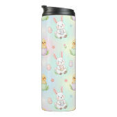 Cute Bunny Chick & Lamb Easter Pattern Kids  Thermosbecher (Nach rechts gedreht)