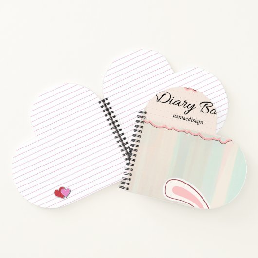 cute bunny diary notebook,  notizblock (Innenseite)