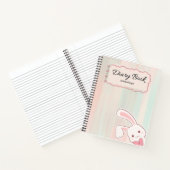 cute bunny diary notebook, notizblock (Innenseite)