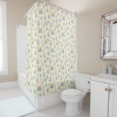 Cute Bunny Easter Egg Shower Curtain Duschvorhang (Beispiel)