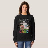 Cute Bunny  Easter I m Just Here For Easter Candy  Sweatshirt (Vorne ganz)