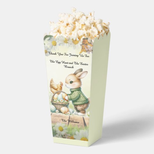 Cute Bunny Easter Popcorn Treat Box Geschenkschachtel (Geplatzt)