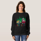 Cute Bunny Eggs Easter Camping Happy Easter Day Ca Sweatshirt (Vorne ganz)