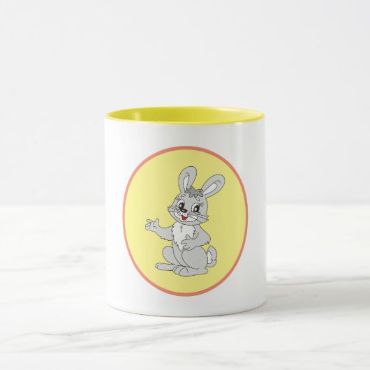 Cute Bunny for Kids and Rabbit Fans Tasse (Zentrum)