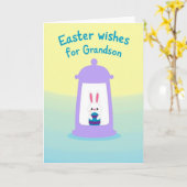 Cute Bunny Greetings Card Karte (Gelbe Blume)