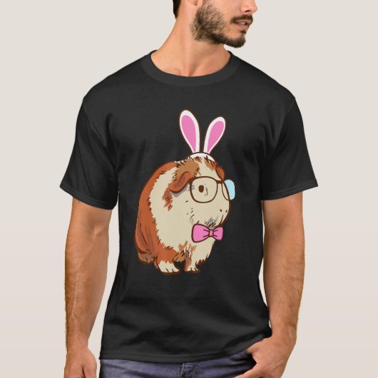 Cute Bunny Guinea Pig T-Shirt (Vorderseite)